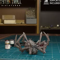Dead Giant Spider 01 [Pre-Supported]