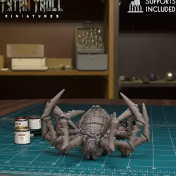 Dead Giant Spider 02 [Pre-Supported]
