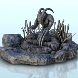 Demonic swamp monster - Darkness Chaos Medieval Age of Sigmar Fantasy Warhammer