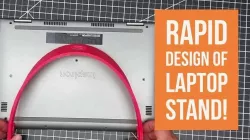 Desktop Computer Stand for 13 inch Slim and UltraBook Laptops!