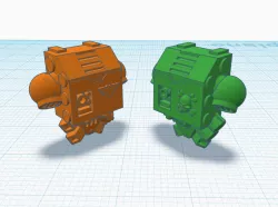 devastator lascannon backpack pack
