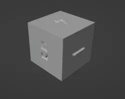 Dice with numbers