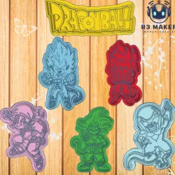 Dragon Ball Cookie Cutter Set