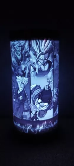 Dragon ball z lithophanie night light