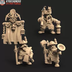 Dwarf Miner Command Group