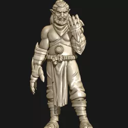 Elf Fighter -- miniature - tabletop