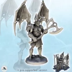 Elligos infernal daemon (+ presupported version) (4) - Darkness Chaos Medieval Age Fantasy