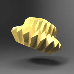 faceted origami folding origami lamp