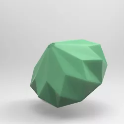 faceted origami folding origami lamp