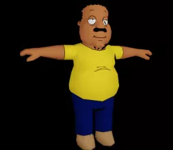 Family Guy- Cleveland Brown 3d model - printable