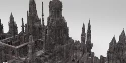 Fantasy Egyptian Tower streets