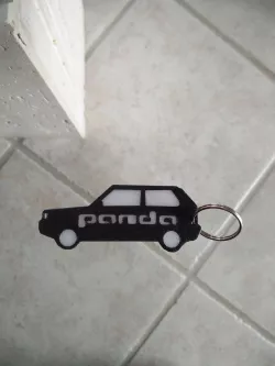 Fiat Panda keychain