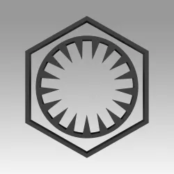 First Order Galactic Empire symbol logo