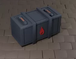 flammable crate