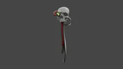 Floating Communicating Skull