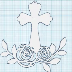 Flowered cross 1