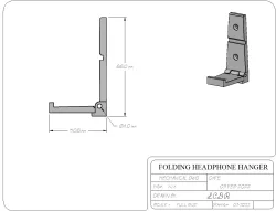 Folding Headphone Stand