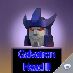 Galvatron Head (Kingdom Purple)