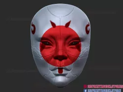 Geisha Mask - Ghost in the Shell