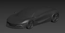 GENERIC SUPERCAR 2018 3D MODEL