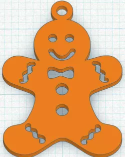 Ginger Bread Man Earrings