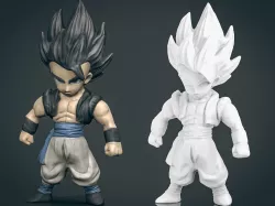 Gogeta Dragon Ball 3D Printable