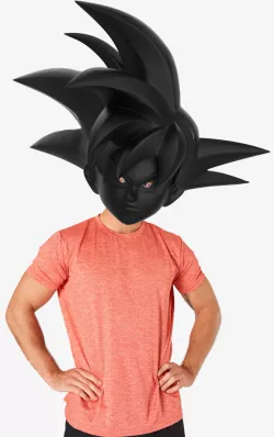 Goku Mask Dragon Ball - In parts for small 3d printers