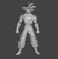 Goku wearing scounter (Ginyu) 3D Model