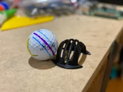 Golf Ball Marker - Three Line