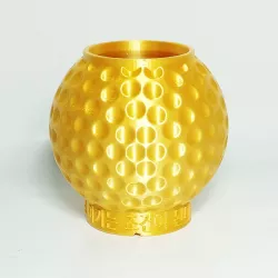 Golf ball planter mini pot