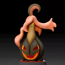 Gourgeist -Halloween - POKÉMON FIGURINE - 3D PRINT MODEL