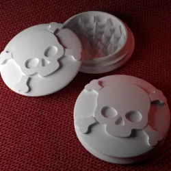Grinder Skull and Crossbones