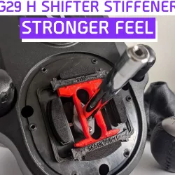 H Shifter Stiffener G29/G920 - Stronger Feel mod for Logitech G29/G920 - Improved feel!