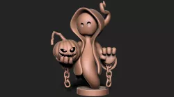 Halloween Ghost with Base