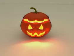 Halloween horror pumpkin