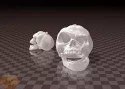 Halloween Pumpkin Skull