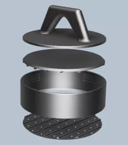 Hamburger Maker Vegan (dryer holes) Vegetals Meat
