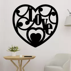 Heart Love 2D wall art