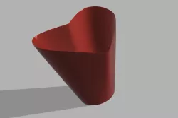 heart vase St Valentine