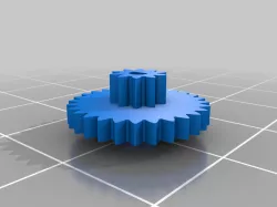 Hexmod Axle Gear (short red chassis)