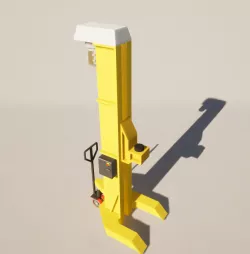 HO mobile lifting column (1/87)