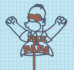 HOMERO FATHER'S DAY topper
