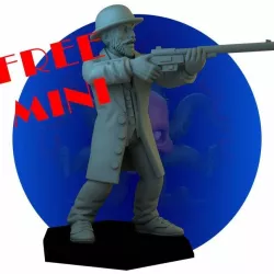 Hunter Investigator Cthulhu 32 mm RPG Boardgame Miniature