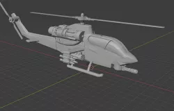 Intergalactic Guard 1st Airmobile Division - AH-1 Vendetta Attack Helicopter