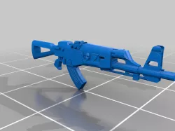 Intergalactic Guard Motor Rifle Infantry AM-74u Lascarbine