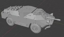 Intergalactic Guards Motor Rifle Division - BRDM-2-9m14 Sagger Sentinel
