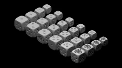 IW Half Round Dice.
