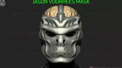 Jason X Mask - Friday 13th movie  - Horror Halloween Mask 3D print model