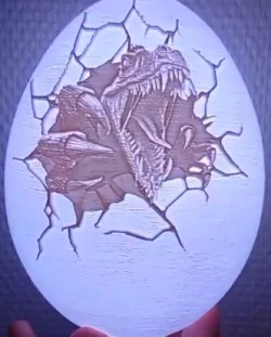 Jurassic Park Dinosaur Egg Lamp.