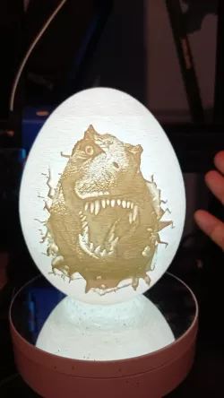 Jurassic World Baby Rex Dinosaur Egg Lamp.